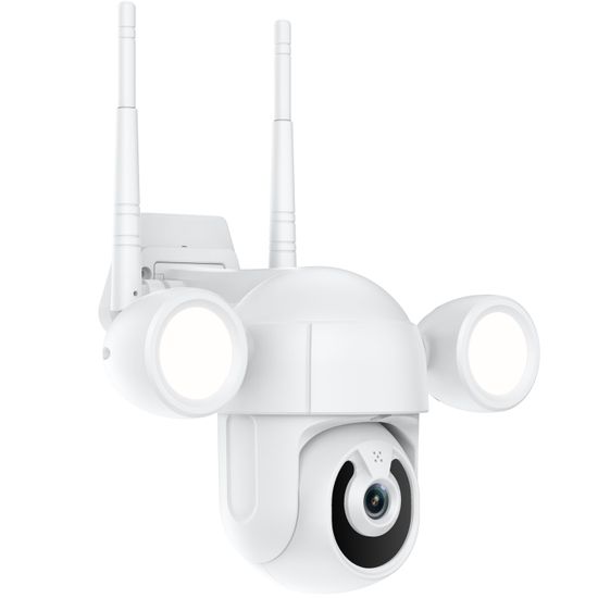 Поворотная уличная WiFi IP камера видеонаблюдения USmart OPC-02w, с прожектором и ИК подсветкой, 5 Мп, PTZ, поддержка Tuya 0137 фото