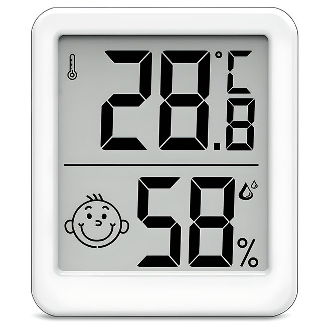Електронний кімнатний термометр-гігрометр UChef YZ-6050, термогігрометр для вимірювання температури і вологості в приміщенні 1238 фото
