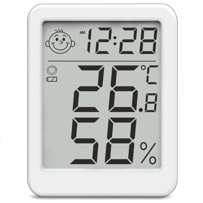 Розумний Bluetooth термогігрометр для дому UChef YZ-6046b, з з'єднанням зі смартфоном та моніторингом температури та вологості  1241 фото