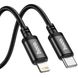 Плетеный кабель быстрой зарядки и передачи данных с Type-C на Lightning Hoco X89, для iPhone/iPad, 20 Вт, 1м