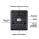 Кухонний цифровий термометр + таймер UChef TP-710, з виносним щупом, сигналізатором, магнітом і програмами смаження м'яса 7410 фото 8