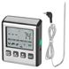 Кухонный цифровой термометр + таймер UChef TP-710, с выносным щупом, сигнализатором, магнитом и программами жарки мяса 7410 фото 2