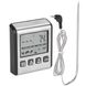 Кухонний цифровий термометр + таймер UChef TP-710, з виносним щупом, сигналізатором, магнітом і програмами смаження м'яса 7410 фото 4